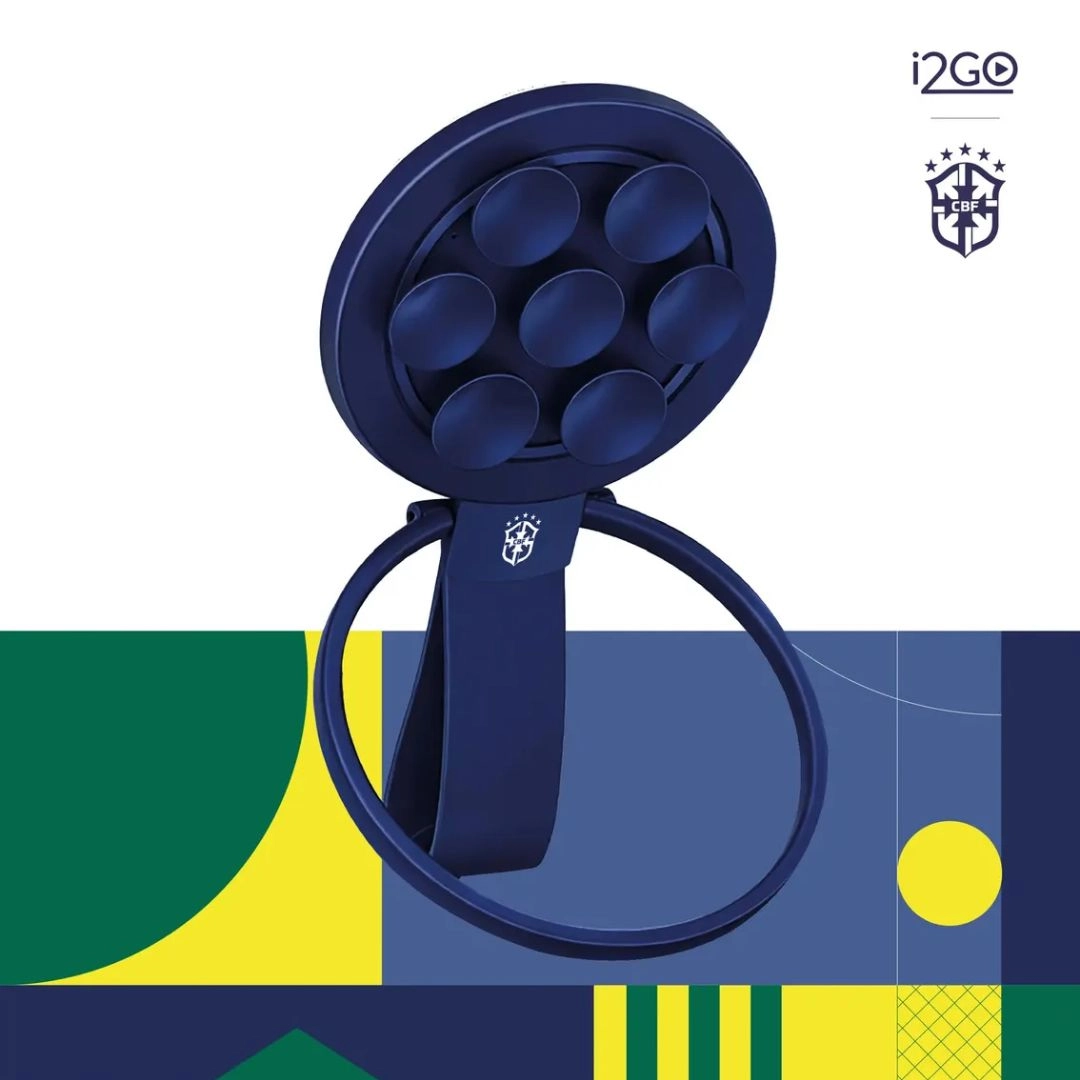 Ventosa Suporte Com Magsafe I2go Seleção Brasileira CBF